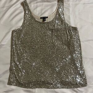 Sequin I Womens I Tank Top I Metallic